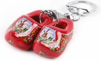  Sleutelhanger Souvenir - Klomp Dubbel - Rood