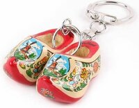  Sleutelhanger Souvenir - Klomp Dubbel - Rode Zool