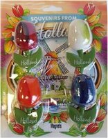 Koelkastmagneet - Magneet Holland - Tulpen - 4 stuks