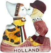 Koelkastmagneet - Magneet Holland - Kussend Paartje Kleurrijk