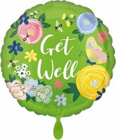 Folieballon get well floral garden Folieballon get well floral garden