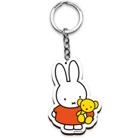 Sleutelhanger Nijntje - Nijntje en Beer - Hout - 7cm