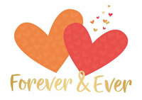 Wenskaart Daisy - Forever And Ever - met Envelop