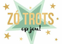 Wenskaart Daisy - Zo Trots Op Jou - met Envelop