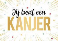 Wenskaart Daisy - Jij Bent Een Kanjer - met Envelop