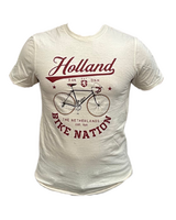 T-shirt Crème - Holland Bike Nation - Katoen - Heren