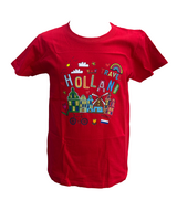 T-shirt Rood - Holland Travel - Katoen - Kinderen