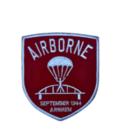 Airborne - Patch Brug Schildvorm - 8 cm