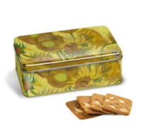 Koekblik van Gogh - Sunflower - Inclusief Amandelkoekjes