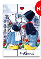 Magnetisch Kladboek A5 - Kussend Paartje