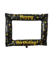 Gefeliciteerd Photo Frame - Happy Birthday - Goud-Zwart