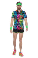 Panter T-shirt Neon - Disco Foute Party - Heren Panter T-shirt Neon - Disco Foute Party - Heren