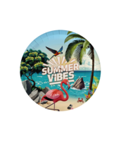 Hawaii Bordjes - Summer Vibes - 8 stuks Hawaii Bordjes - Summer Vibes - 8 stuks