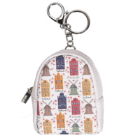 Portemonnee Tasje - Wit Holland Huisjes en Molens - Souvenir