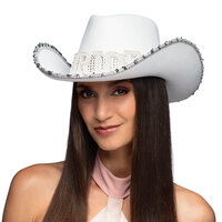 Cowboyhoed Vrijgezellenfeest - Bride Wit - Volwassenen Cowboyhoed Vrijgezellenfeest - Bride Wit - Volwassenen