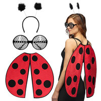 Lieveheersbeestje Set - Ladybug Set 3-delig - Rood-Zwart
