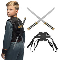 Ninja Zwaarden Set - Samurai Set - Zwaarden met Houder - 2 stuks