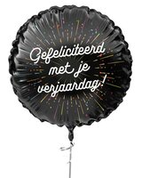 Folieballon - Gefeliciteerd met je Verjaardag - 45 cm - Helium- en Luchtvulling Folieballon - Gefeliciteerd met je Verjaardag - 45 cm - Helium- en Luchtvulling