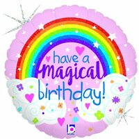 Folieballon - Have a Magical Birthday - 45 cm - Helium- en Luchtvulling Folieballon - Have a Magical Birthday - 45 cm - Helium- en Luchtvulling