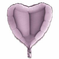 Folieballon Hart - Lila - 45 cm - Helium- en Luchtvulling Folieballon Hart - Lila - 45 cm - Helium- en Luchtvulling