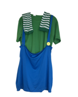 Tweedekans - Nieuw -Loodgieter Kostuum - Groen - Dames - Bekend van Luigi