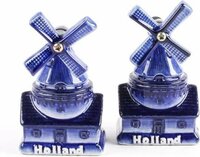 Peper en Zout - Hollandse Molen - Delftsblauw - Souvenir Gift