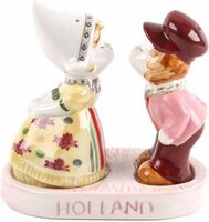 Peper en Zout - Kussend Paar - Kleurrijk - Souvenir Gift