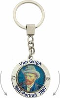 Sleutelhanger Souvenir - Mono Spinning - Van Gogh - Zelfportret