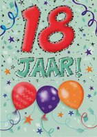 Verjaardagskaart - That Funny Age - 18 jaar B - met Envelop