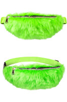 Heuptasje - Pluche Bont Neon Groen - Disco Jaren 80 & 90 - Festival Tas Heuptasje - Pluche Bont Neon Groen - Disco Jaren 80 & 90 - Festival Tas