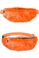 Heuptasje - Pluche Bont Neon Oranje - Disco Jaren 80 & 90 - Festival Tas Heuptasje - Pluche Bont Neon Oranje - Disco Jaren 80 & 90 - Festival Tas