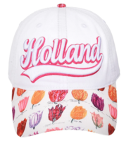 Souvenir Pet - Wit - Cap Tulpen - Volwassenen