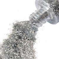 Grimas Shimmer Flakes - Zilver 710 - 9 gram