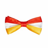 Vlinderstrikje - Oeteldonk - Rood-Wit-Geel - Verstelbaar