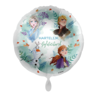 Folieballon - Frozen Disney - Hartelijk Gefeliciteerd - 45 cm - Helium- en Luchtvulling Folieballon - Frozen Disney - Hartelijk Gefeliciteerd - 45 cm - Helium- en Luchtvulling