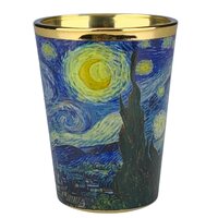 Shotglas - Starry Night van Gogh - Goudfolie