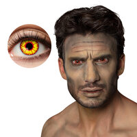 Lenzen Halloween - Kleurlenzen - Orc Red-Yellow - Weeklenzen