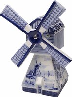 Muziek Molen - Hollands Landschap - Delfts Blauw