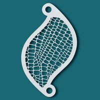 Schmink Sjabloon - Face en Body Painting - Lizard