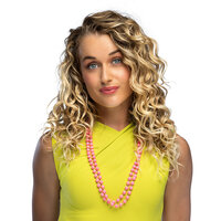 Parelketting Roze - Neon Party Fout