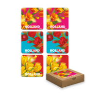 Onderzetters - World of Colours - 6 stuks