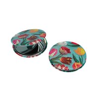 Spiegeldoosje - Pretty Tulips Holland - Groen