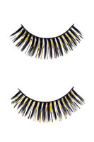 Nep Wimpers - Zwart met Goud - Inclusief Wimperlijm Nep Wimpers - Zwart met Goud - Inclusief Wimperlijm