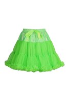 Petticoat Cabaret - met Strik - Neon Groen - Volwassenen