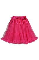 Petticoat Cabaret - met Strik - Neon Roze - Volwassenen