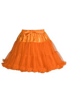 Petticoat Cabaret - met Strik - Neon Oranje - Volwassenen