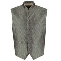 Oktoberfest Traditioneel Vest - Herenvest Jacquardpatroon - Groen-Beige Oktoberfest Traditioneel Vest - Herenvest Jacquardpatroon - Groen-Beige