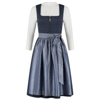 Dirndl Jurkje Landhuis - Jacquard - Donkerblauw-Lichtblauw - Dames