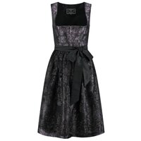 Dirndl Jurkje - Jacquard - Lila-Zwart - Dames