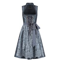 Dirndl Jurkje - Jacquard - Nachtblauw Gitter - Dames